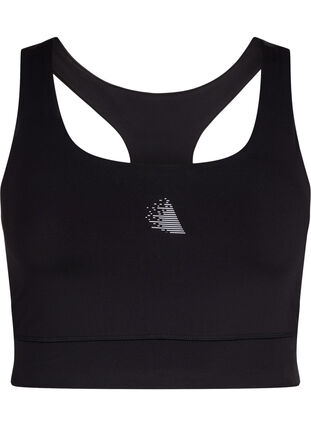 Zizzi Sport-bh med racerback, Black, Packshot image number 0