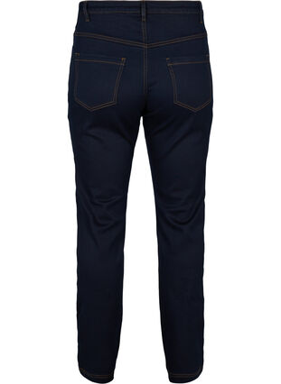 Zizzi Slim fit Emily jeans med normalhög midja, Unwashed, Packshot image number 1