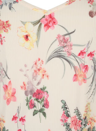 Zizzi Plisserat linne, Sugar Swizzle Flower, Packshot image number 2