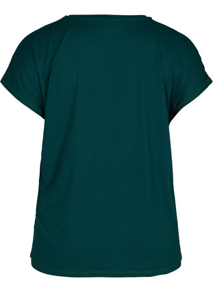 Zizzi T-shirt, Deep Teal, Packshot image number 1