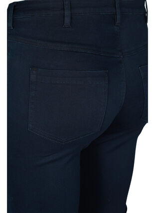 Zizzi Super slim Amy jeans med hög midja, Unwashed, Packshot image number 3