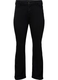 Ellen bootcut jeans med hög midja, Black