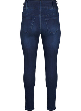 Zizzi Superslimmade Bea-jeans med extra hög midja, Dark Blue, Packshot image number 1