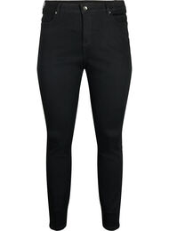 Amy jeans med hög midja och super slim fit, Black