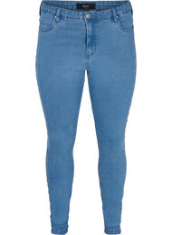 Super slim Amy jeans med hög midja, Light blue, Packshot