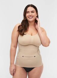 Shapeweartopp med breda remmar, Nude, Model