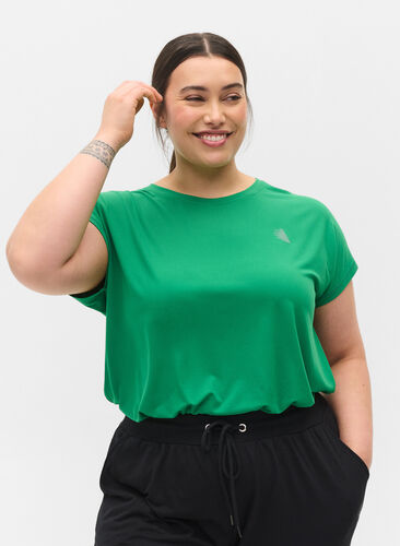 Zizzi T-shirt, Jolly Green, Model image number 0