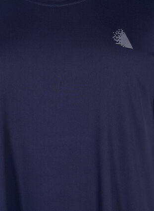 Zizzi Kortärmad t-shirt för träning, Night Sky, Packshot image number 2