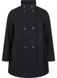 Kort trenchcoat med A-linjeform