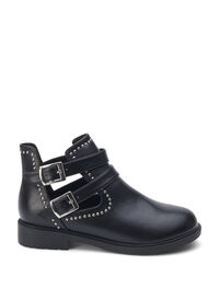 Wide fit - Ankelboots med nitar