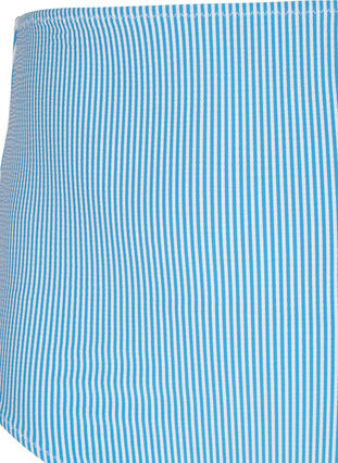 Zizzi Randig bikinitrosa med extra hög midja, BlueWhite Stripe AOP, Packshot image number 2
