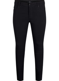 Slim fit byxor med fickor, Black