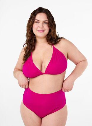 Zizzi Bikinitrosor med hög midja, Vivacious, Model image number 0