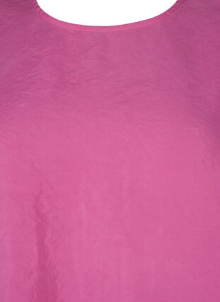 Zizzi Blus i TENCEL™ Modal med broderidetaljer, Phlox Pink, Packshot image number 2