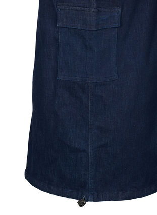 Zizzi Maxikjol i denim, Dark Blue Denim, Packshot image number 2