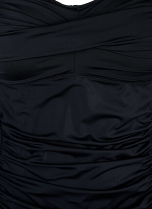 Zizzi Tankini med drapering, Black, Packshot image number 2