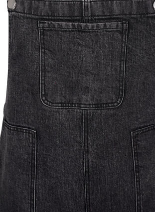 Zizzi Denim overaller, Dark Grey Denim, Packshot image number 2