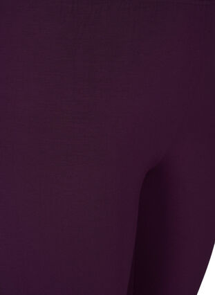 Zizzi Basic leggings i viskos, Potent Purple, Packshot image number 2