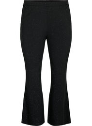 Glitterbyxor med bootcut, Black