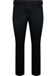 Emily jeans med smal passform och normal midja, Black