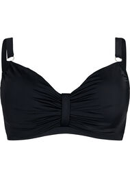 Bikini-bh med bygel och drapering, Black