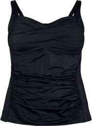 Tankini med drapering, Black