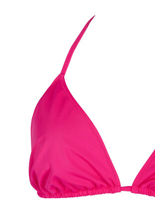 Zizzi Enfärgad triangel-bikinitopp, Vivacious, Packshot image number 2