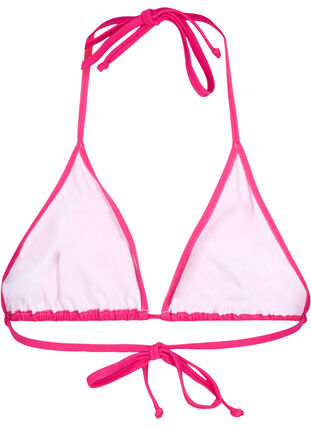 Zizzi Enfärgad triangel-bikinitopp, Vivacious, Packshot image number 1