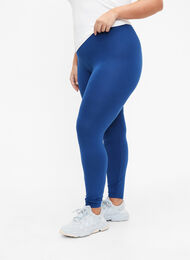 Basleggings i viskos, Monaco Blue, Model