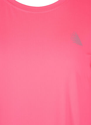 Zizzi T-shirt, Neon pink, Packshot image number 2