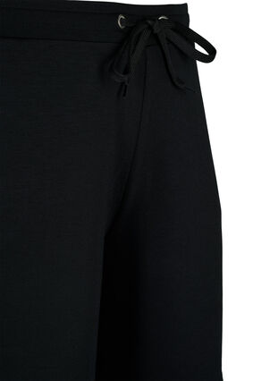 Zizzi Shorts i modalmix med fickor, Black, Packshot image number 2