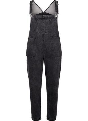 Zizzi Denim overaller, Dark Grey Denim, Packshot image number 0