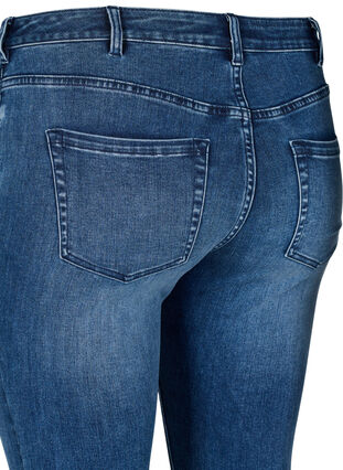 Zizzi Superslimmade Sanna-jeans med nitdetaljer, Blue Denim, Packshot image number 3