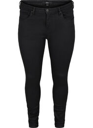 Super slim Amy jeans med hög midja, Black