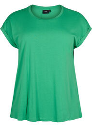 Kortärmad t-shirt i bomullsblandning, Kelly Green