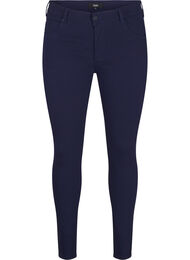 Slim fit byxor med fickor, Evening Blue