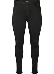 Stay black Amy-jeans med hög midja, Black