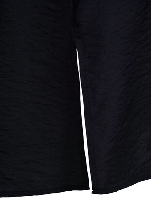 Zizzi Klänning med v-ringning i viskos, Black, Packshot image number 3