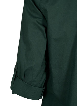 Zizzi FLASH – Skjorta med virkad detalj, Scarab, Packshot image number 3