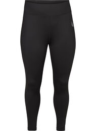 CORE, BASIC TIGHTS - Croppade träningstights, Black