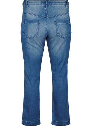 Zizzi Emily jeans med smal passform och normal midja, Light blue, Packshot image number 1