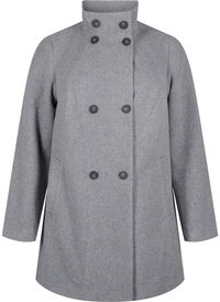 Kort trenchcoat med A-linjeform