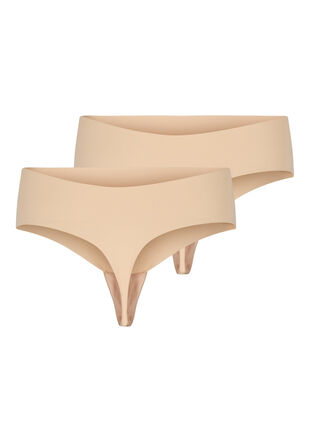 Zizzi 1-pack invisible g-string, Toasted Almond, Packshot image number 1