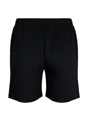 Zizzi Shorts i modalmix med fickor, Black, Packshot image number 1