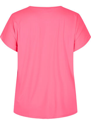 Zizzi T-shirt, Neon pink, Packshot image number 1