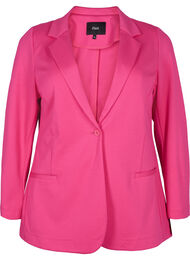 Enkel blazer med knapp, Raspberry Sorbet