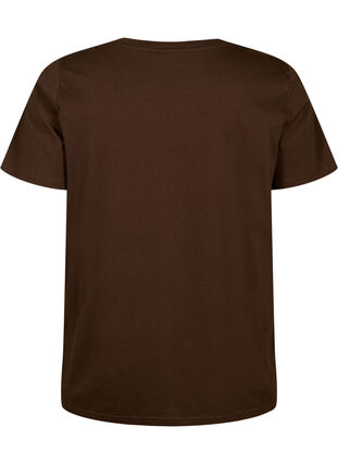 Zizzi Bomull T-shirt med tryck, Demitasse W. POS, Packshot image number 1