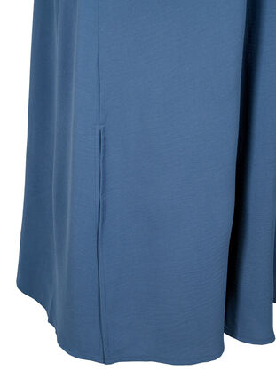 Zizzi Skjortklänning med korta ärmar, Vintage Indigo, Packshot image number 3