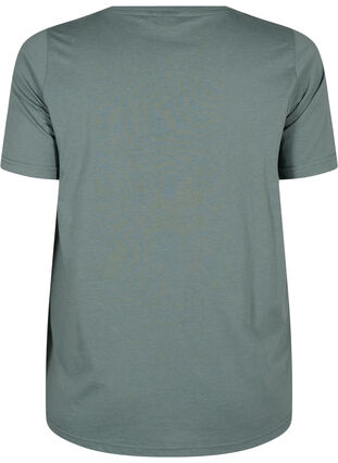 Zizzi FLASH - T-shirt med motiv, Balsam G. Beautiful, Packshot image number 1