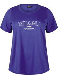 FLASH - T-shirt med motiv, Royal Blue Miami